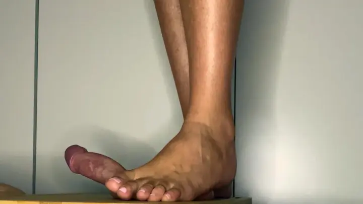 The Mean Cowgirls Stomp the Cum Out No Hands with my Pink Toenail