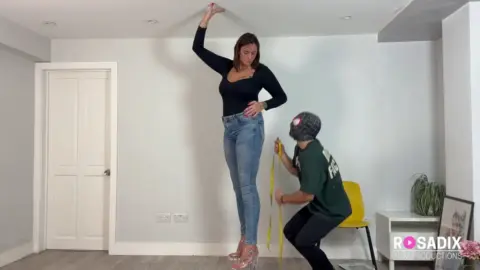 Rosadix Films – Tall Amazon Stella Vs Real Size Spidey