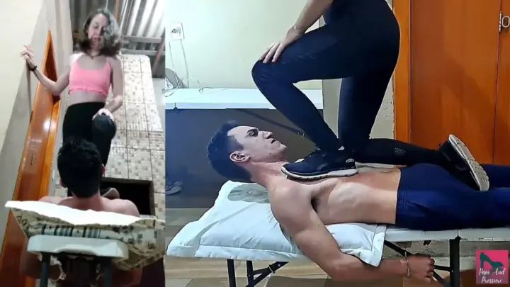 Pain And Pressure – 21 Beatriz And Her Human Bench Trampling And Faces