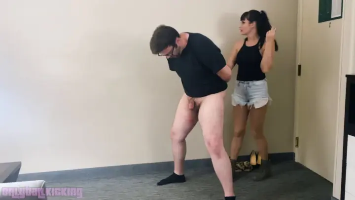 Onlyballkicking – Multi Shoe Ballbusting Punishment – Lil Mizz Unique
