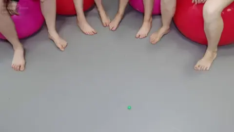 Multitrampling Training 28 Full 18 Year Old Girls Making Their First Steps On Men
