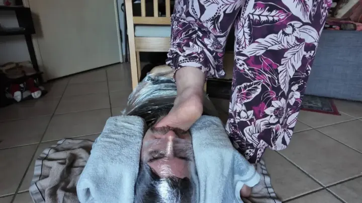 Miss Zetamoon – Wrapped Slave Must Learn To Take All My Long Feet In His Throat Again