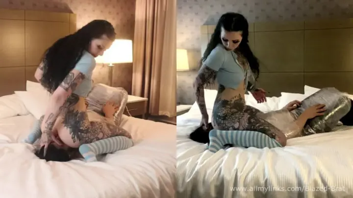 Blazedbrat – Sadistic Saranwrap Ass Worship