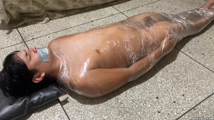 Femdom Bondage By Selfgags – Plastic Mummified Slave Teased Fucked Andamp Ruined