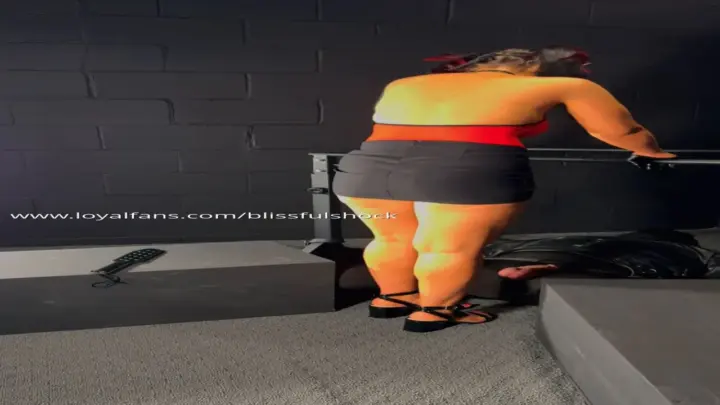 BlissfulShock – Trampled And Tormented – Brutal Heel Stomping And Paddle Play – Selena Stern Ballbusting Goddess